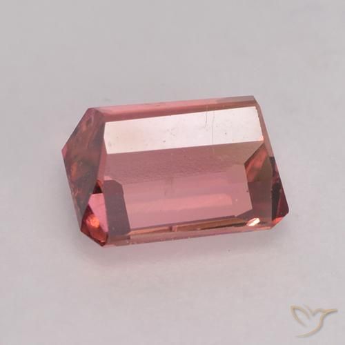 Tourmaline Gemstone in 6.3 x 5.4 mm Size for Sale, Tourmaline Stone in Reddish Pink Color