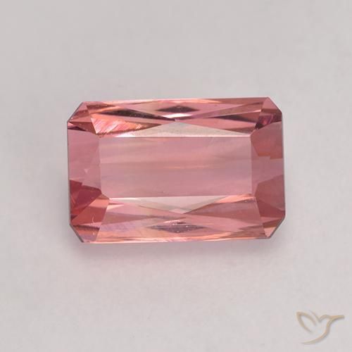 1.64ct Natural Deep Pink Tourmaline, Emerald Cut, VVS-VS