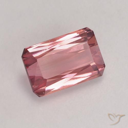 1.64 ct Pink Tourmaline Stone, Natural Tourmaline in Octagon / Scissor Cut Shape for Sale