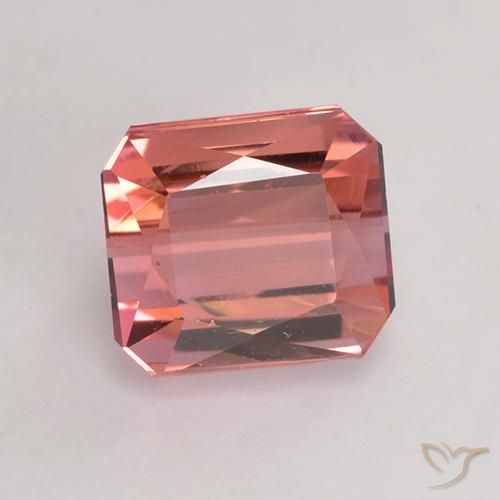 1.58 ct Pink Tourmaline Stone, Natural Tourmaline in Octagon / Scissor Cut Shape for Sale