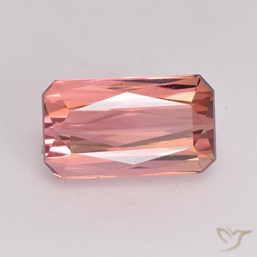 1.73 ct Pink Tourmaline Stone, Natural Tourmaline in Octagon / Scissor Cut Shape for Sale