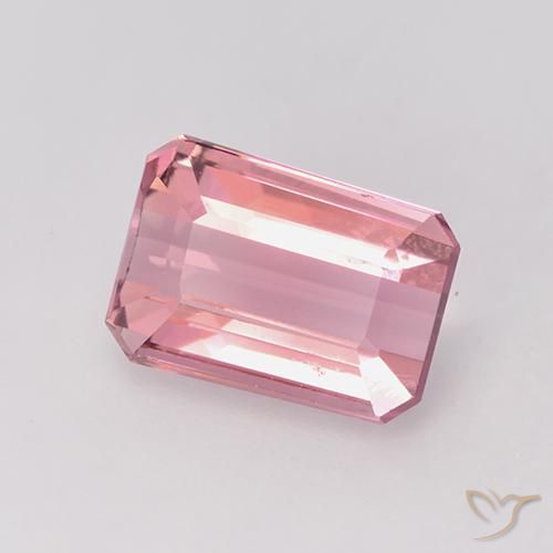 1.41 ct Pink Tourmaline Stone, Natural Tourmaline in Octagon Facet Shape for Sale