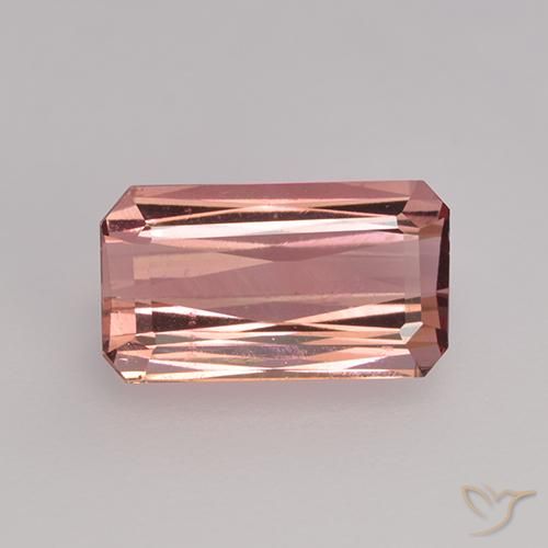 1.55 ct Pink Tourmaline Stone, Natural Tourmaline in Octagon / Scissor Cut Shape for Sale