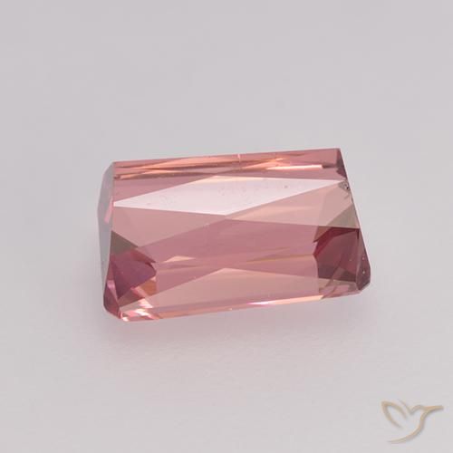 Tourmaline Gemstone in 7.6 x 5.2 mm Size for Sale, Tourmaline Stone in Orange Pink Color