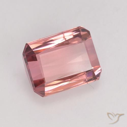 1.87 ct Pink Tourmaline Stone, Natural Tourmaline in Octagon / Scissor Cut Shape for Sale