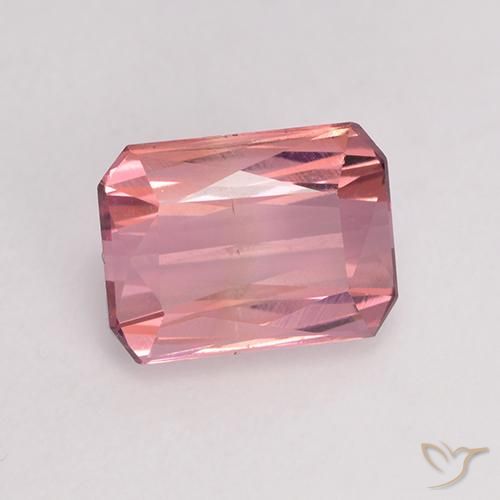 1.43 ct Pink Tourmaline Stone, Natural Tourmaline in Octagon / Scissor Cut Shape for Sale