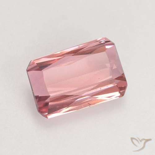 1.54 ct Pink Tourmaline Stone, Natural Tourmaline in Octagon / Scissor Cut Shape for Sale