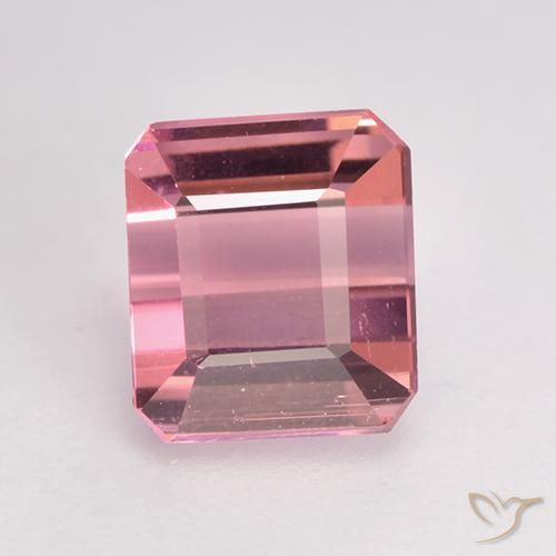 1.27ct Natural Light Pink Tourmaline, Emerald Cut, VVS-VS