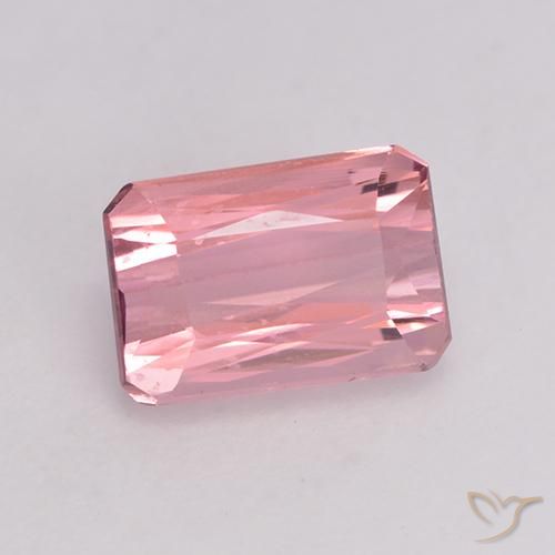 1.27 ct Pink Tourmaline Stone, Natural Tourmaline in Octagon / Scissor Cut Shape for Sale