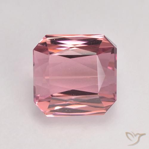 1.43ct Natural Light Pink   Bubblegum Tourmaline, Emerald Cut, VVS-VS