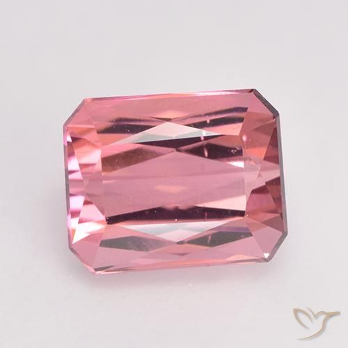 1.90ct Natural Light Pink   Bubblegum Tourmaline, Emerald Cut, VS