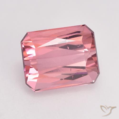 1.90 ct Pink Tourmaline Stone, Natural Tourmaline in Octagon / Scissor Cut Shape for Sale