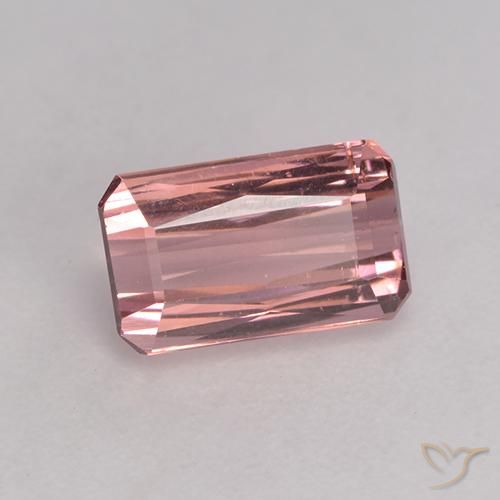 1.20 ct Pink Tourmaline Stone, Natural Tourmaline in Octagon / Scissor Cut Shape for Sale