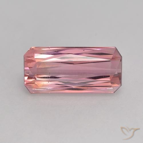 Rosado naranja Turmalina Gema - 1.7ct Corte Octágon / Forma de Tijera (ID: 530090)
