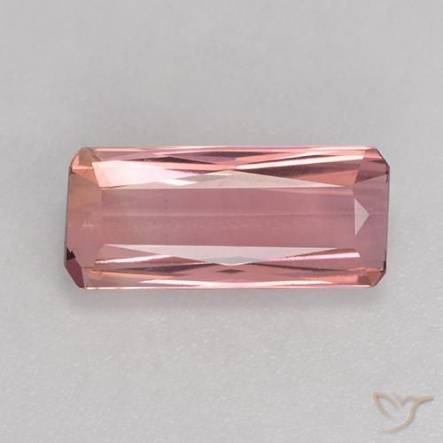 1.93ct Natural Medium Pink Tourmaline, Emerald Cut, VVS-VS