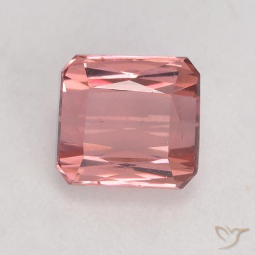 1.44ct Natural Light Pink Tourmaline, Emerald Cut, VS