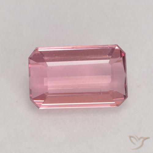 1.01ct Natural Light Pink   Bubblegum Tourmaline, Emerald Cut, VS
