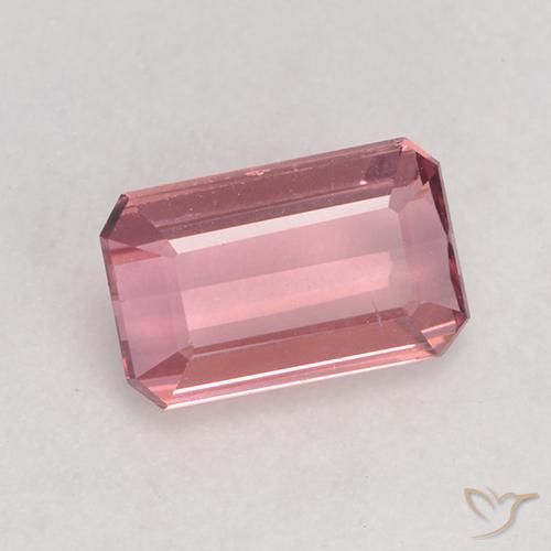 1.01 ct Pink Tourmaline Stone, Natural Tourmaline in Octagon Facet Shape for Sale