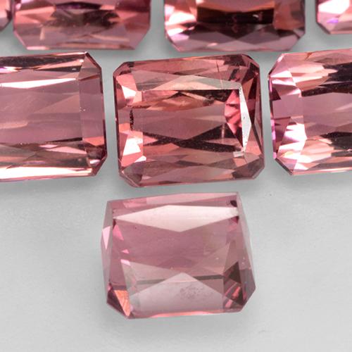 Tourmaline Gemstone in 6.5 x 5.7 mm Size for Sale, Tourmaline Stone in Reddish Pink Color