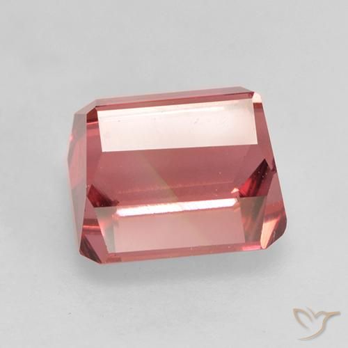 Tourmaline Gemstone in 7.8 x 7.1 mm Size for Sale, Tourmaline Stone in Rosewood Pink Color