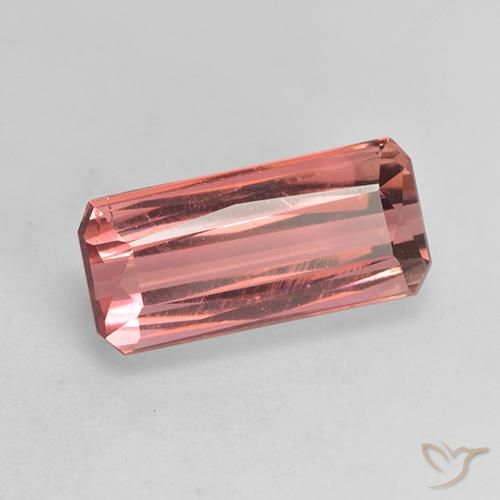 3.51 ct Pink Tourmaline Stone, Natural Tourmaline in Octagon / Scissor Cut Shape for Sale
