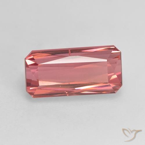 3.90 ct Pink Tourmaline Stone, Natural Tourmaline in Octagon / Scissor Cut Shape for Sale