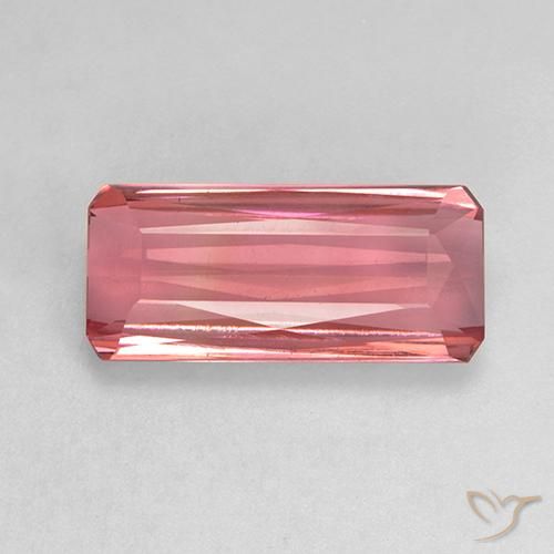Medium Pink Турмалин Камень - 3.3ct Огранка Октагон / Ножницы (ID: 531175)