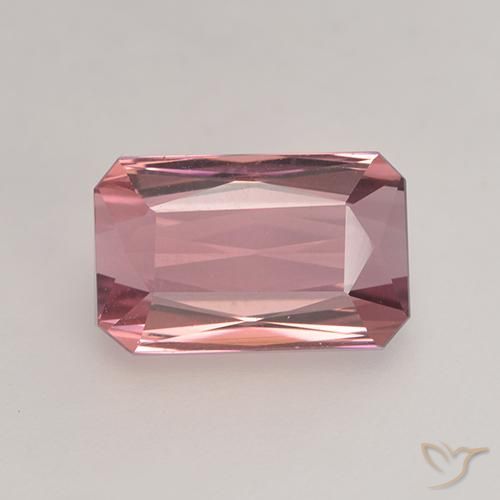 2.42ct Natural Light Pink   Bubblegum Tourmaline, Emerald Cut, VVS-VS