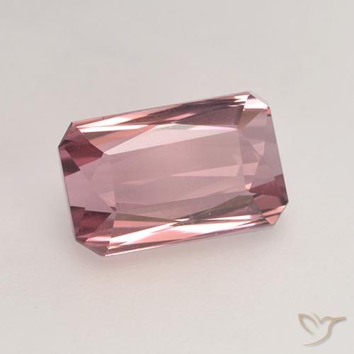 2.42 ct Pink Tourmaline Stone, Natural Tourmaline in Octagon / Scissor Cut Shape for Sale