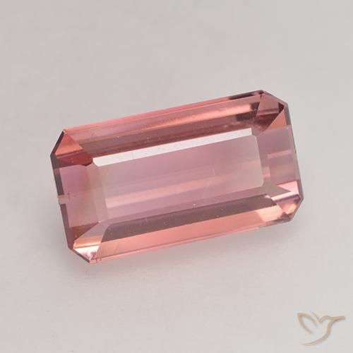 2.83 ct Pink Tourmaline Stone, Natural Tourmaline in Octagon Facet Shape for Sale