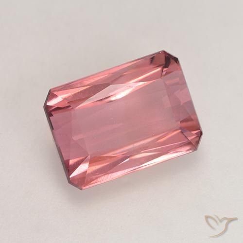 2.44 ct Pink Tourmaline Stone, Natural Tourmaline in Octagon / Scissor Cut Shape for Sale