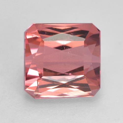 Orange Pink Tourmaline Gem - 2.8ct Octagon / Scissor Cut (ID: 531461)