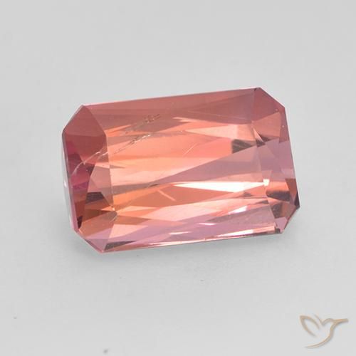 2.45 ct Pink Tourmaline Stone, Natural Tourmaline in Octagon / Scissor Cut Shape for Sale