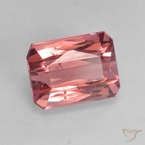 2.61 ct Pink Tourmaline Stone, Natural Tourmaline in Octagon / Scissor Cut Shape for Sale