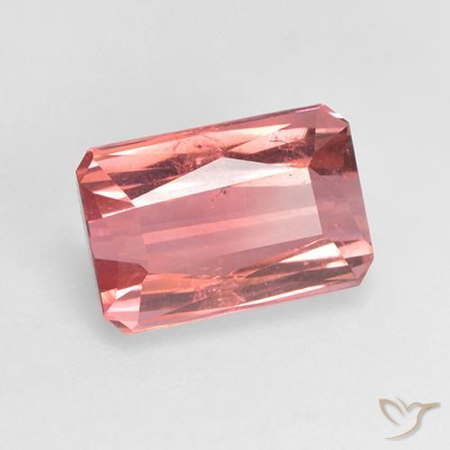 2.38 ct Pink Tourmaline Stone, Natural Tourmaline in Octagon / Scissor Cut Shape for Sale