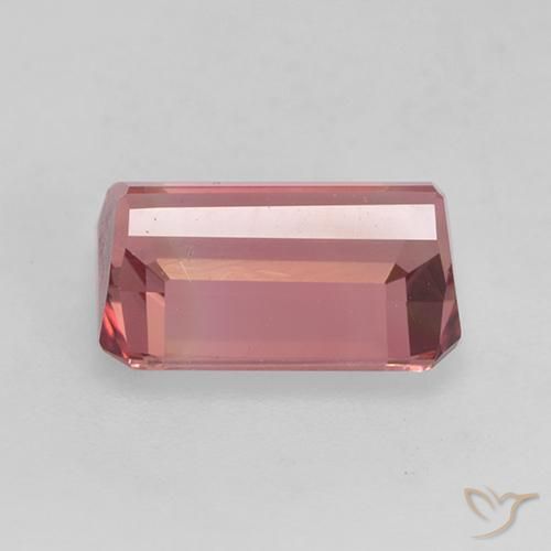 Tourmaline Gemstone in 9.3 x 6.5 mm Size for Sale, Tourmaline Stone in Deep Orange Pink Color