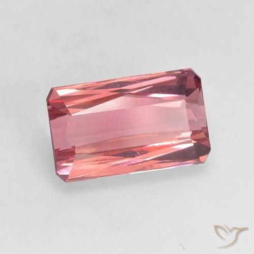 2.42 ct Pink Tourmaline Stone, Natural Tourmaline in Octagon / Scissor Cut Shape for Sale