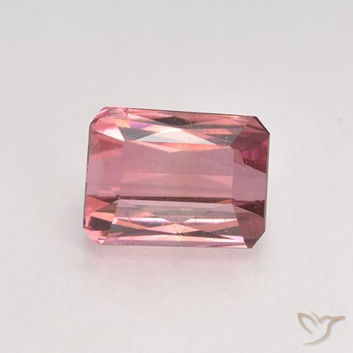 Medium Pink Tourmaline Gem - 3.2ct Octagon / Scissor Cut (ID: 531583)