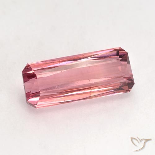 3.08 ct Pink Tourmaline Stone, Natural Tourmaline in Octagon / Scissor Cut Shape for Sale