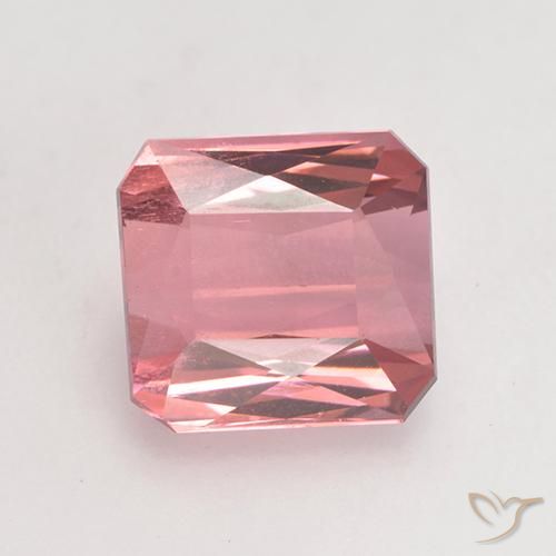 3.10ct Natural Medium Pink Tourmaline, Emerald Cut, VS