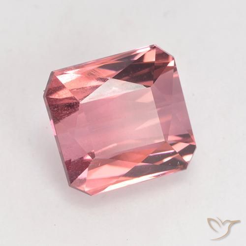 3.10 ct Pink Tourmaline Stone, Natural Tourmaline in Octagon / Scissor Cut Shape for Sale