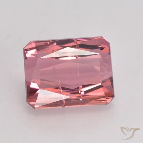 3.41ct Natural Royal Purple Tourmaline, Emerald Cut, SI