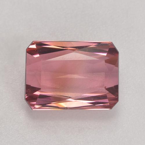 Rosado naranja intenso Turmalina Gema - 3.1ct Corte Octágon / Forma de Tijera (ID: 531798)