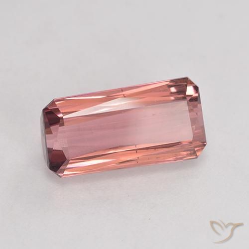 3.47 ct Pink Tourmaline Stone, Natural Tourmaline in Octagon / Scissor Cut Shape for Sale