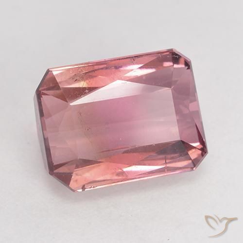 3.36 ct Pink Tourmaline Stone, Natural Tourmaline in Octagon / Scissor Cut Shape for Sale