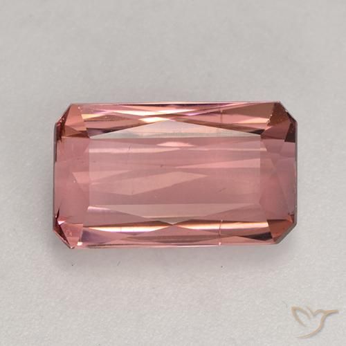 3.01ct Natural Medium Pink Tourmaline, Emerald Cut, VS