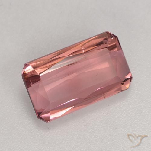 3.01 ct Pink Tourmaline Stone, Natural Tourmaline in Octagon / Scissor Cut Shape for Sale