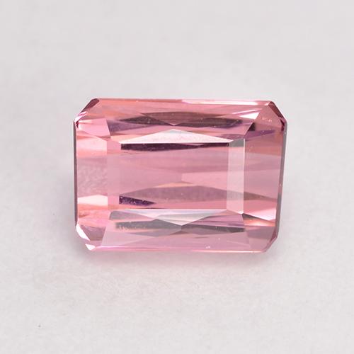 Light Hot Pink Tourmaline Gem - 0.8ct Octagon / Scissor Cut (ID: 533195)