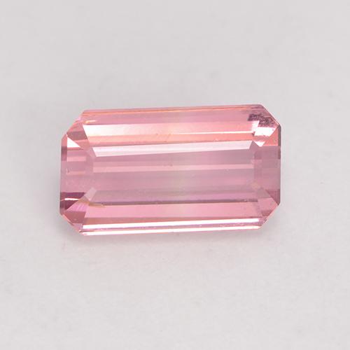 Rose chaud et léger Tourmaline gemme - 1.6ct Octagon facette (ID: 533293)