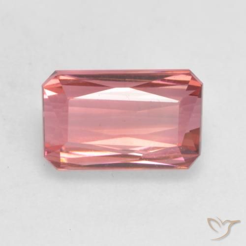 2.19ct Natural Medium Pink Tourmaline, Emerald Cut, VVS-VS